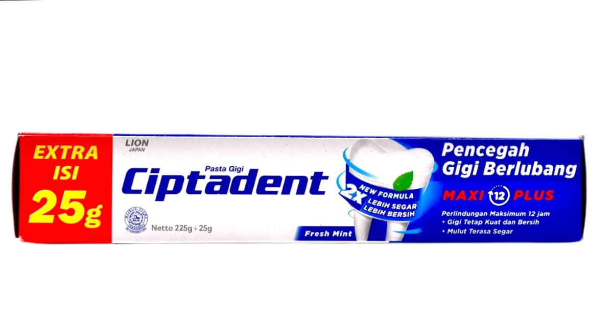 PASTA GIGI CIPTADENT Fresh mint Maxi 12 plus 190g